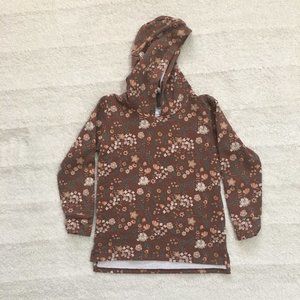 Jax & Lennon brown floral hoodie